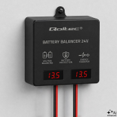 QOLTEC Balanser napięcia 24V do akumulatorów 2x12V | 5A | AGM GEL LiFePO4 | LED  - 51078 - Zdjęcie 4