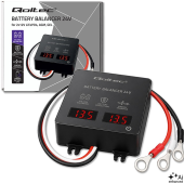 QOLTEC Balanser napięcia 24V do akumulatorów 2x12V | 5A | AGM GEL LiFePO4 | LED  - 51078 - Zdjęcie 6