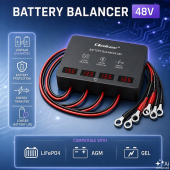 QOLTEC Balanser napięcia 48V do akumulatorów 4x12V | 10A | AGM GEL LiFePO4 | LED  - 51079 - Zdjęcie 2