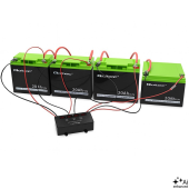 QOLTEC Balanser napięcia 48V do akumulatorów 4x12V | 10A | AGM GEL LiFePO4 | LED  - 51079 - Zdjęcie 3