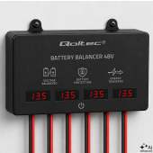 QOLTEC Balanser napięcia 48V do akumulatorów 4x12V | 10A | AGM GEL LiFePO4 | LED  - 51079 - Zdjęcie 4