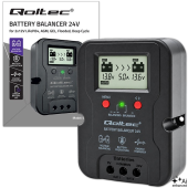 QOLTEC Balanser napięcia 24V do akumulatorów 2x12V | 5A | AGM GEL LiFePO4  - 51099 - Zdjęcie 8