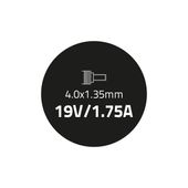 QOLTEC Zasilacz do Asus 33W | 19V | 1.75A | 4.0*1.35 | +kabel zasilający - 51507.33W - Zdjęcie 3