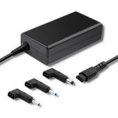 QOLTEC Zasilacz specjalizowany do HP | 65W | 3 wtyczki | + kabel zasilający  - 51758 - Zdjęcie 1