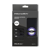 QOLTEC Zasilacz specjalizowany do Dell | 65W | 3 wtyczki |+ kabel zasilający  - 51762 - Zdjęcie 3
