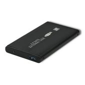 QOLTEC Obudowa/kieszeń aluminiowa do dysków HDD/SSD 2.5 SATA3 | USB 2.0| Czarny - 51856 - Zdjęcie 3