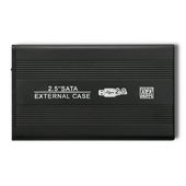 QOLTEC Obudowa/kieszeń aluminiowa do dysków HDD/SSD 2.5 SATA3 | USB 2.0| Czarny - 51856 - Zdjęcie 5