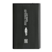 QOLTEC Obudowa/kieszeń aluminiowa do dysków HDD/SSD 2.5 SATA3 | USB 2.0| Czarny - 51856 - Zdjęcie 6