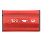 QOLTEC Obudowa na dysk HDD/SSD 2.5 cala SATA3 | USB 3.0 | Czerwona - 51860 - Zdjęcie 4