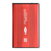 QOLTEC Obudowa na dysk HDD/SSD 2.5 cala SATA3 | USB 3.0 | Czerwona - 51860 - Zdjęcie 5