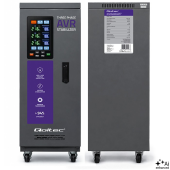 QOLTEC Trófazowy stabilizator napięia AVR | 10kVA | Dokładność +/-3%  - 51906 - Zdjęcie 4