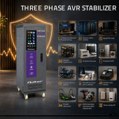 QOLTEC Trójfazowy stabilizator napięcia AVR | 40kVA | Dokładność +/-3%  - 51910 - Zdjęcie 9