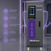 QOLTEC Trójfazowy stabilizator napięcia AVR | 40kVA | Dokładność +/-3%  - 51910 - Zdjęcie 11
