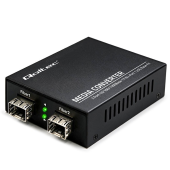 QOLTEC Dwukierunkowy media konwerter SWITCH Ethernet 2xRJ45 2xSFP |     1000Mb/s | 5V  - 51946 - Zdjęcie 9