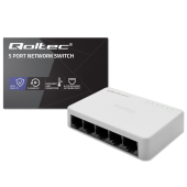 QOLTEC SWITCH przełącznik sieciowy 5 x port RJ45 | 100Mbps | Fast Ethernet| LAN  - 52245 - Zdjęcie 6