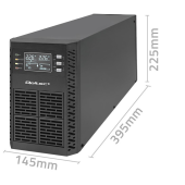 QOLTEC Zasilacz awaryjny UPS 2kVA | 2000W | Power Factor 1.0 | LCD | EPO| USB | On-line  - 52281 - Zdjęcie 5