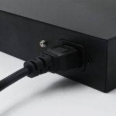 QOLTEC Przełącznik sieciowy SWITCH FAST Ethernet PoE | 8x RJ45 |  2x RJ45 Uplink | 120W | 10/100 Mb/s  - 52290 - Zdjęcie 4