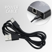 QOLTEC Rozdzielacz splitter Ethernet  mini SWITCH 1x4 RJ45 | 1000Mb/s | USB-C | Aluminium  - 52293 - Zdjęcie 2