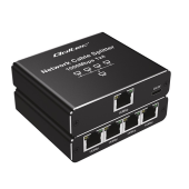 QOLTEC Rozdzielacz splitter Ethernet  mini SWITCH 1x4 RJ45 | 1000Mb/s | USB-C | Aluminium  - 52293 - Zdjęcie 8