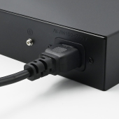 QOLTEC Przełącznik sieciowy SWITCH Gigabit Ethernet PoE | 24x RJ45 | 2x SFP | 1000 Mb/s  - 52365 - Zdjęcie 4