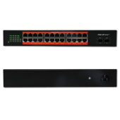 QOLTEC Przełącznik sieciowy SWITCH Gigabit Ethernet PoE | 24x RJ45 | 2x SFP | 1000 Mb/s  - 52365 - Zdjęcie 5