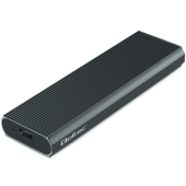 QOLTEC Obudowa na dysk M.2 SSD | NVMe | PCIe | USB3.1 | 10Gb/s | 4TB |  Grafit  - 52630 - Zdjęcie 1