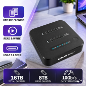 QOLTEC Stacja dokująca dysków SSD M.2 NVMe | PCIe | DUAL 2x8TB | USB-C  3.2 | 10Gb/s  - 52633 - Zdjęcie 3
