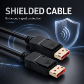 QOLTEC Kabel DispalyPort M/M v2.1 | 54G | 0.5m  - 52733 - Zdjęcie 5