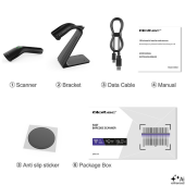 QOLTEC Czytnik kodów kreskowych 1D 2D + stojak na skaner | QR | EAN |  USB  - 52750 - Zdjęcie 5