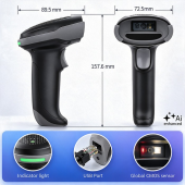 QOLTEC Czytnik kodów kreskowych 1D 2D | QR | EAN | USB  - 52751 - Zdjęcie 7
