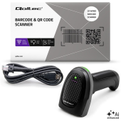 QOLTEC Czytnik kodów kreskowych 1D 2D | QR | EAN | USB  - 52751 - Zdjęcie 9