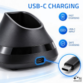 QOLTEC Bezprzewodowy czytnik kodów kreskowych 1D 2D + stacja ładowania |QR | EAN | USB  - 52753 - Zdjęcie 5