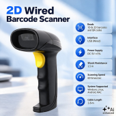 QOLTEC Czytnik kodów kreskowych 1D 2D | QR | EAN | USB  - 52754 - Zdjęcie 2