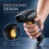QOLTEC Czytnik kodów kreskowych 1D 2D | QR | EAN | USB  - 52754 - Zdjęcie 5