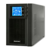 QOLTEC Zasilacz awaryjny UPS, on-line, czysta fala sinusoidalna, 1KVA, 800W, LCD, USB - 53042 - Zdjęcie 1