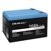 QOLTEC Akumulator LiFePO4 litowo-żelazowo-fosforanowy | 12.8V | 10Ah |  128Wh | BMS  - 53713 - Zdjęcie 1