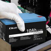 QOLTEC Akumulator LiFePO4 litowo-żelazowo-fosforanowy | 12.8V | 10Ah |  128Wh | BMS  - 53713 - Zdjęcie 4