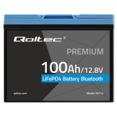 QOLTEC Akumulator LiFePO4 Litowo-Żelazowo-Fosforanowy | 12.8V | 100Ah | 1280Wh | Bluetooth | BMS  - 53714 - Zdjęcie 2