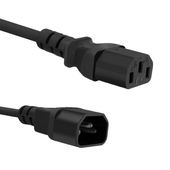 QOLTEC Kabel zasilający do UPS | C13/C14 | 3m - 53898 - Zdjęcie 1