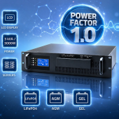 QOLTEC UPS Pure Sine Wave do RACK | 3kVA | 3000W | PF1.0 | LCD | EPO |  USB | On-line  - 53938 - Zdjęcie 4