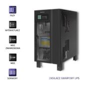 QOLTEC Zasilacz awaryjny UPS 3-fazowy | 15kVA | 12kW | LCD  - 53949 - Zdjęcie 3