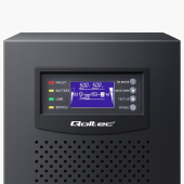 QOLTEC Zasilacz awaryjny UPS 3-fazowy | 10kVA | LCD | EPO | USB |       On-line | High frequency  - 53983 - Zdjęcie 3