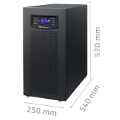 QOLTEC Zasilacz awaryjny UPS 3-fazowy | 10kVA | LCD | EPO | USB |       On-line | High frequency  - 53983 - Zdjęcie 7