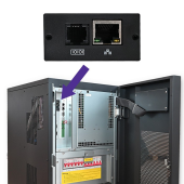 QOLTEC Zasilacz awaryjny UPS 3-fazowy | 20kVA | 16kW | LCD | EPO | SNMP | USB | On-line | Low frequency  - 53985 - Zdjęcie 3