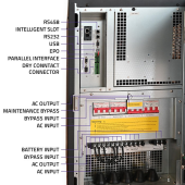 QOLTEC Zasilacz awaryjny UPS 3-fazowy | 20kVA | 16kW | LCD | EPO | SNMP | USB | On-line | Low frequency  - 53985 - Zdjęcie 6