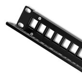 QOLTEC Patch panel RACK | 24 porty | UTP blank | Czarny  - 54479 - Zdjęcie 4