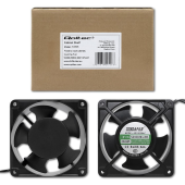 QOLTEC Wentylator do szaf RACK 19" | 230V | 120x120x38 | Czarny  - 54506 - Zdjęcie 6