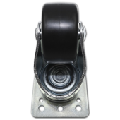 QOLTEC Zestaw kółek bez hamulca do szaf RACK | 4szt.  - 54508 - Zdjęcie 7