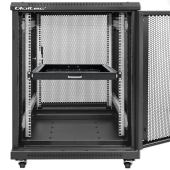 QOLTEC Półka z uchwytem do szafy RACK | 600x600 | wysuwana  - 54509 - Zdjęcie 2