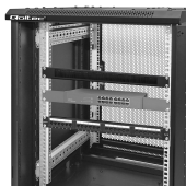 QOLTEC Przepust szczotkowy do szaf RACK 19" | 1U  - 54513 - Zdjęcie 2